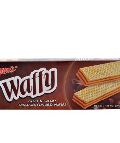 Dynas Waffy Crispy N Creamy Chocolate Flavored Wafers