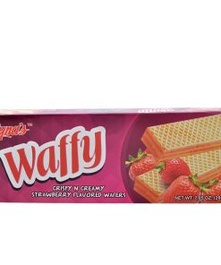 Dynas Waffy Crispy N Creamy Strawberry Flavored Wafers