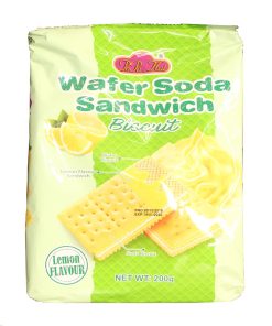 Alternative view of Wafer Soda Sandwich Biscuit Lemon Flavour
