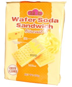 Wafer Soda Sandwich Biscuit Cheese Flavour
