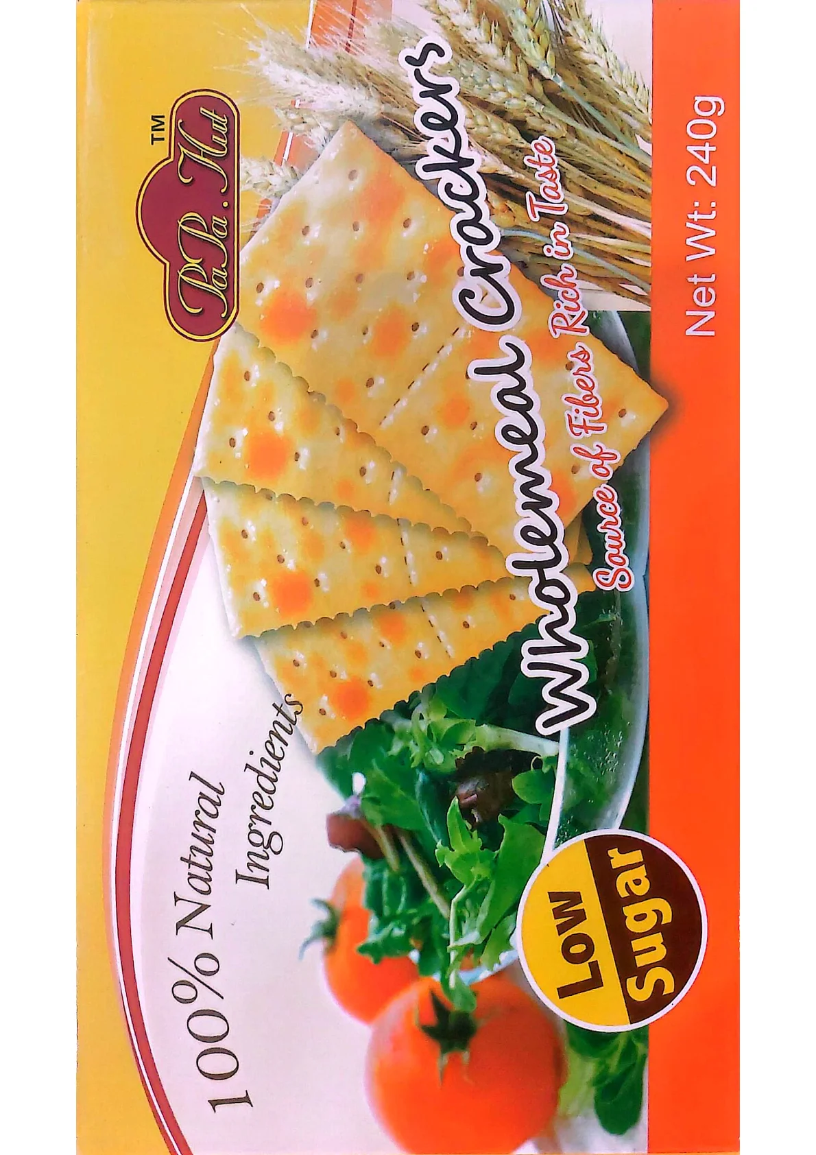 PAPA HUT Wholemeal Crackers
