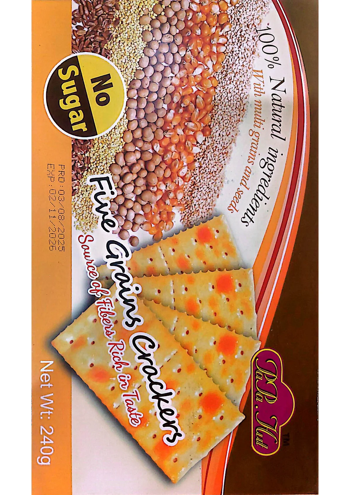 PAPA HUT Five Grains Crackers