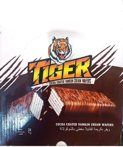 Tiger Cocoa Coated Wafers