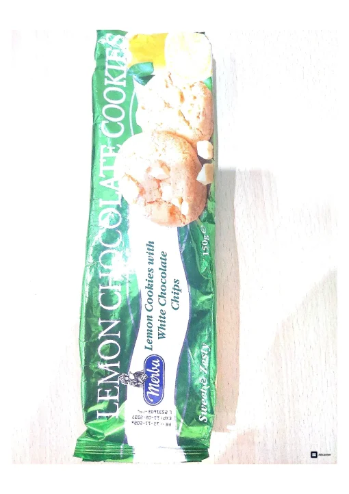 Merba Lemon Chocolate Cookies (Sweet & Zesty)