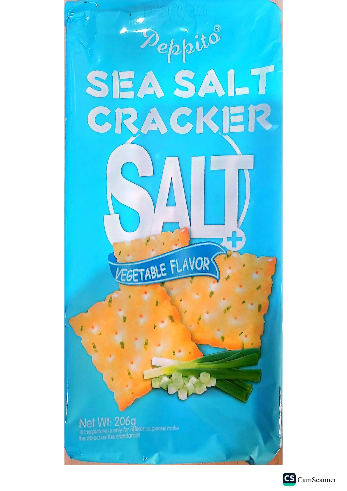 Peppito Sea Salt Cracker (Vegetable flavor)