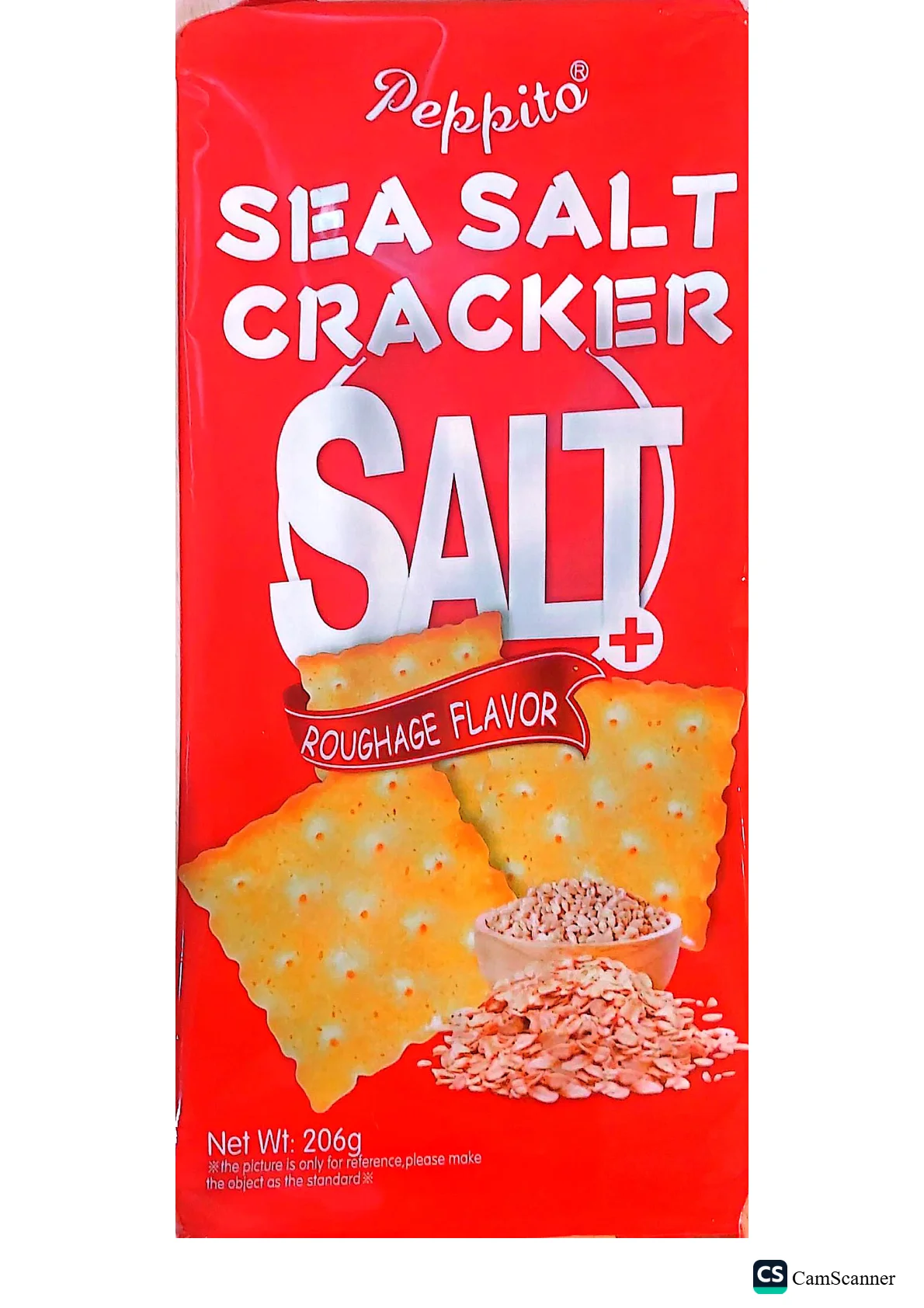 Peppito Sea Salt Cracker (Roughage flavor)
