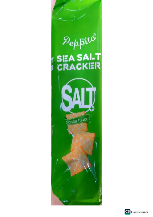 Peppito Sea Salt Cracker (Cucumber flavor)